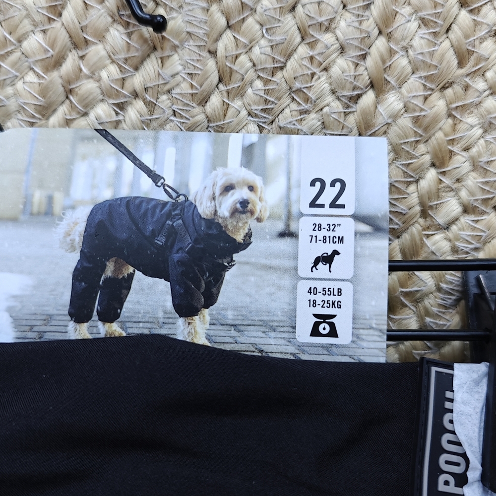NWT Canada Pooch Dog Winter Snowsuit Size 22